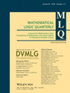 MATHEMATICAL LOGIC QUARTERLY雜志封面